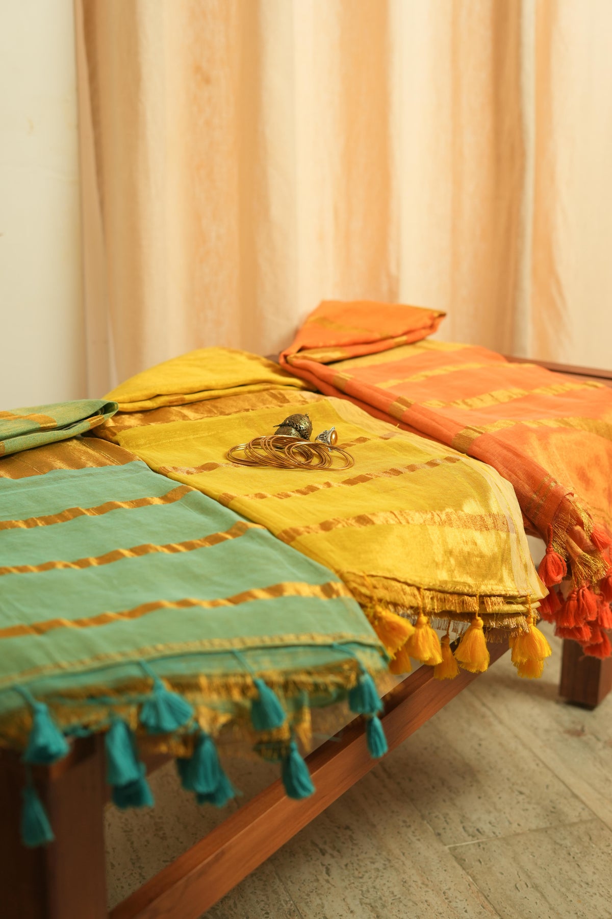 Linen Tissue Saree