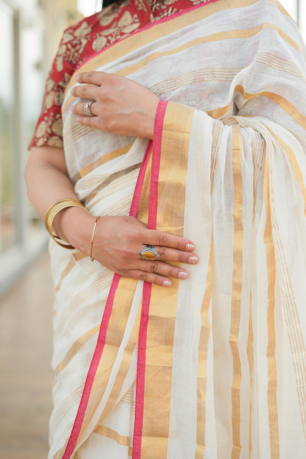 Mul Cotton Saree