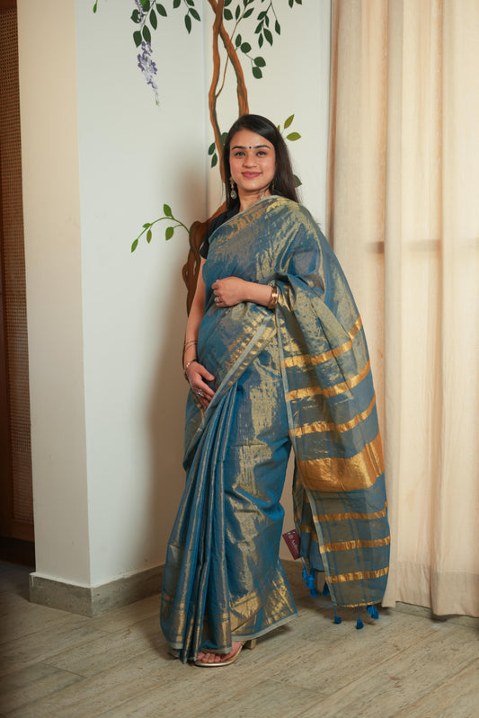 Linen Tissue Saree