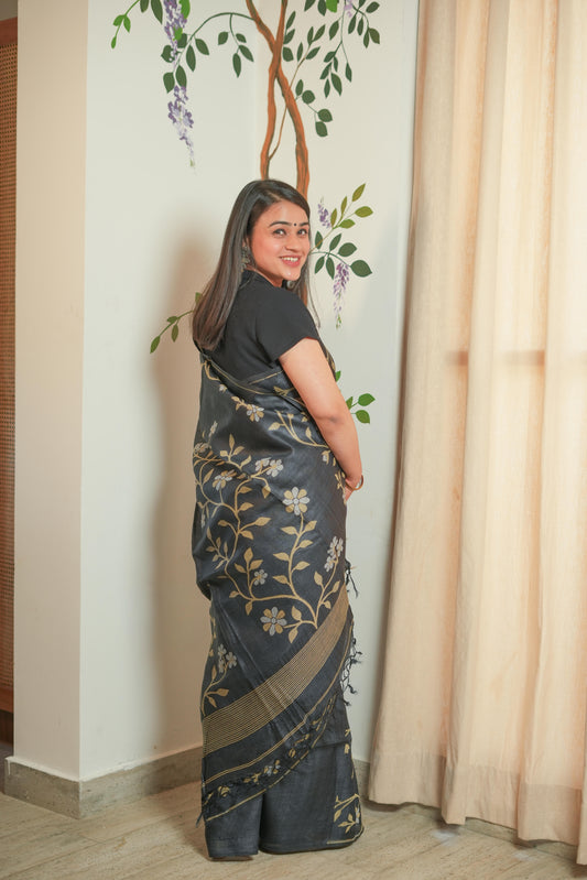 Tussar Silk Saree