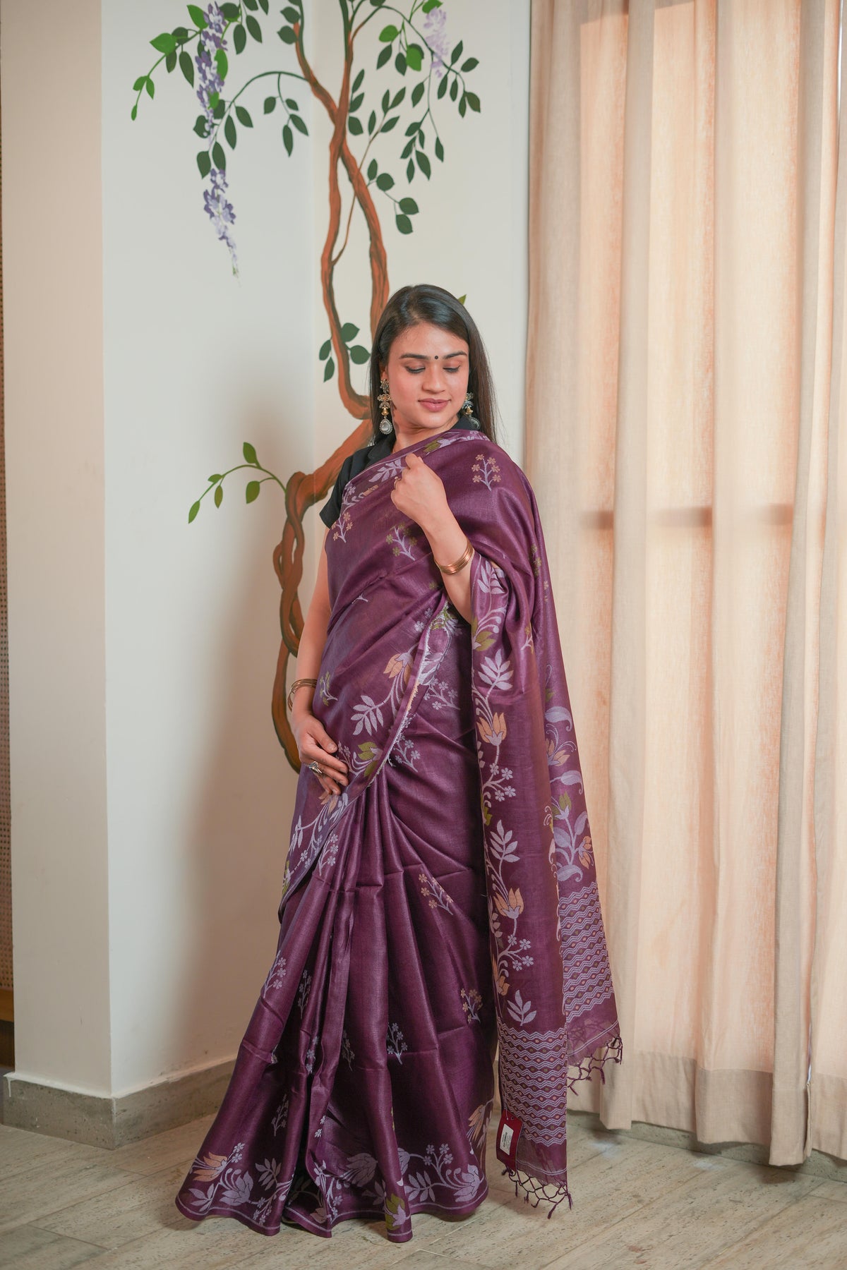 Tussar Silk Saree