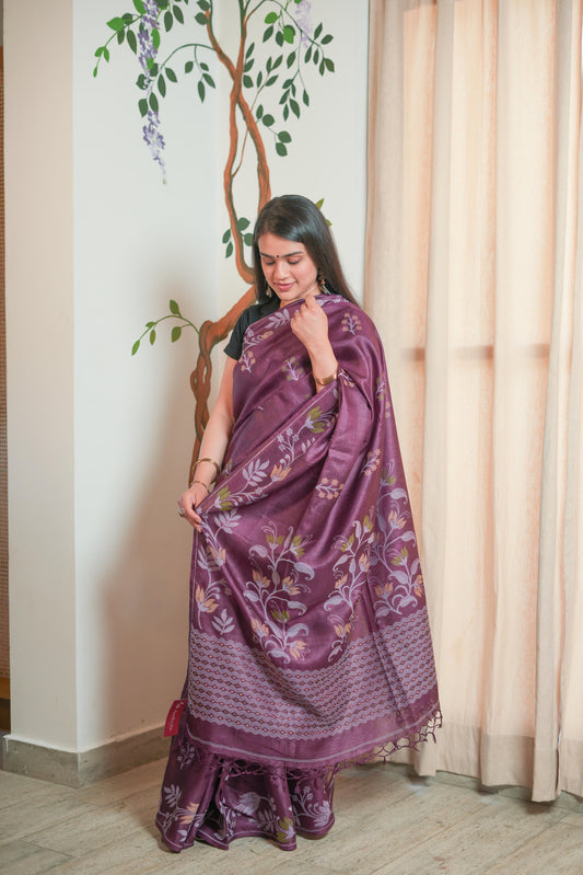 Tussar Silk Saree