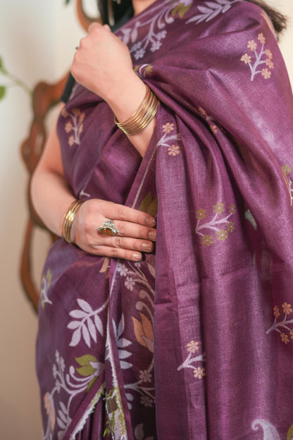 Tussar Silk Saree