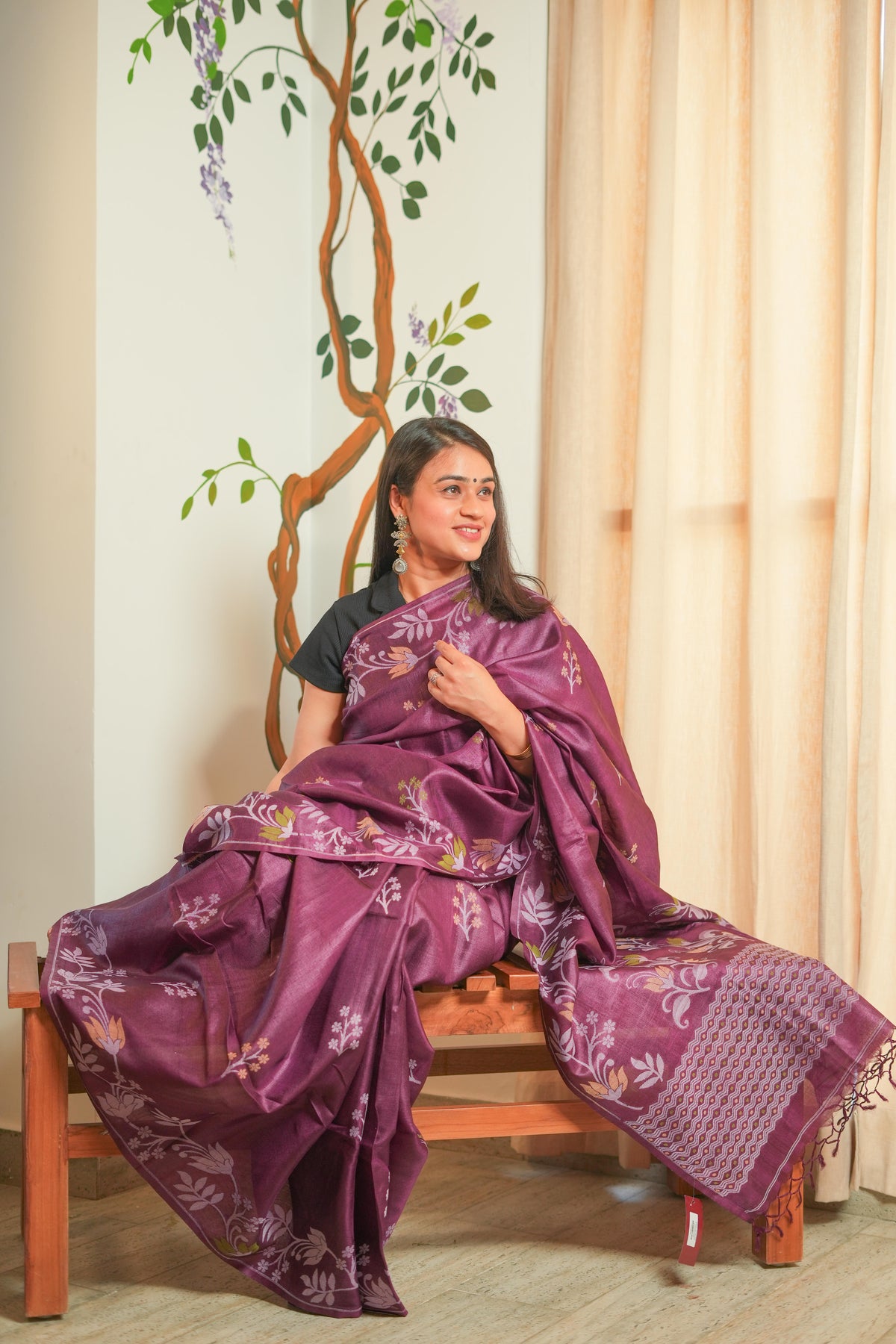 Tussar Silk Saree