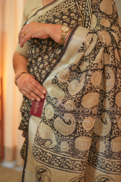 Linen Cotton Saree
