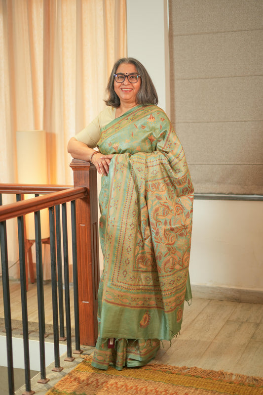 Pure Tussar Silk Saree