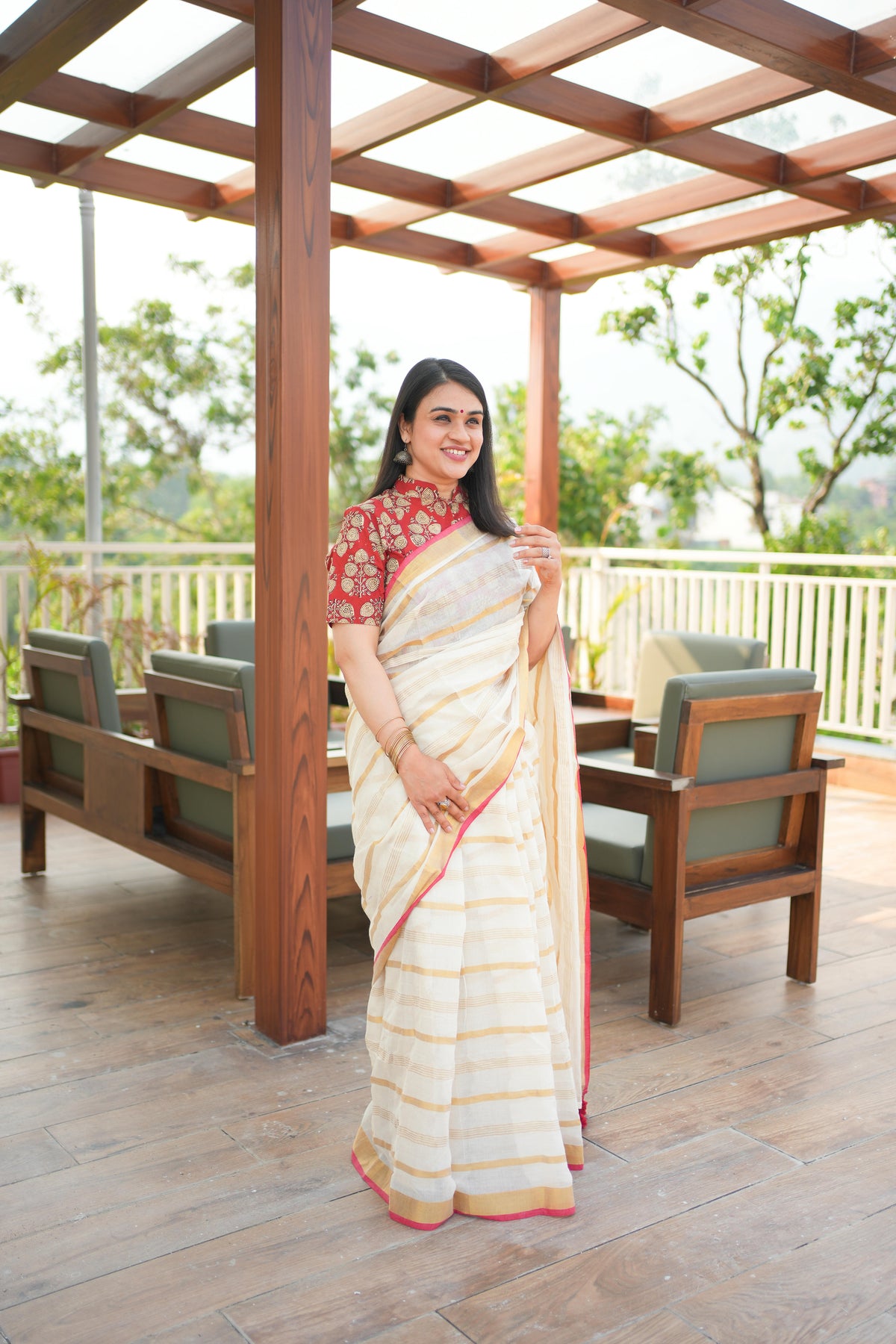 Mul Cotton Saree