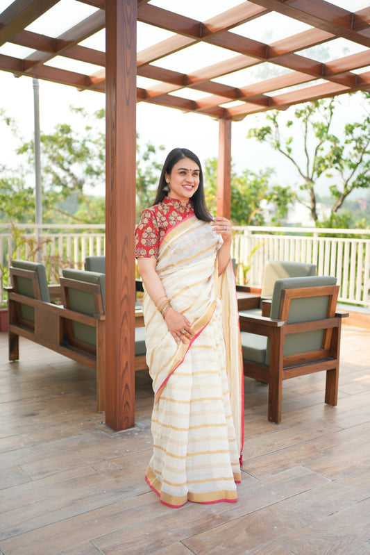 Mul Cotton Saree