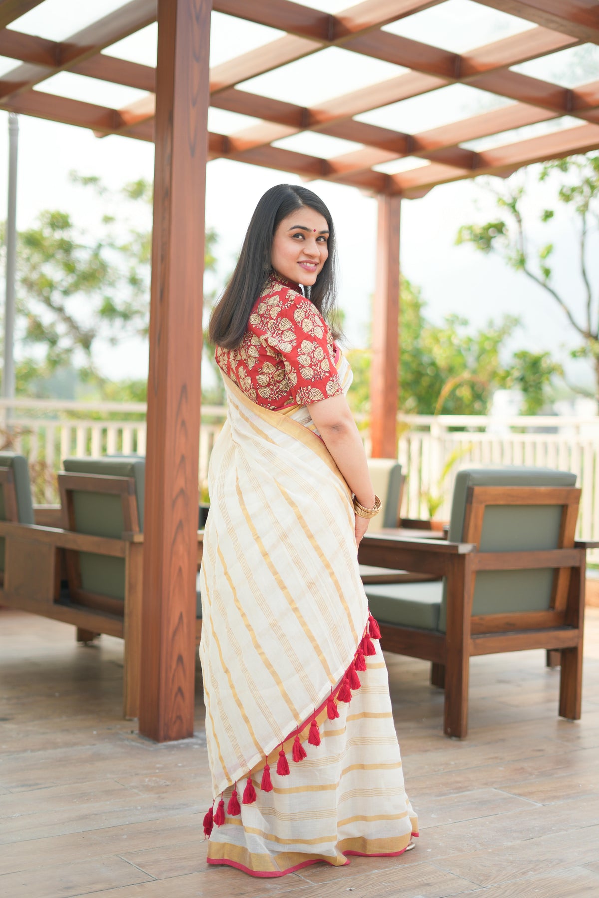 Mul Cotton Saree