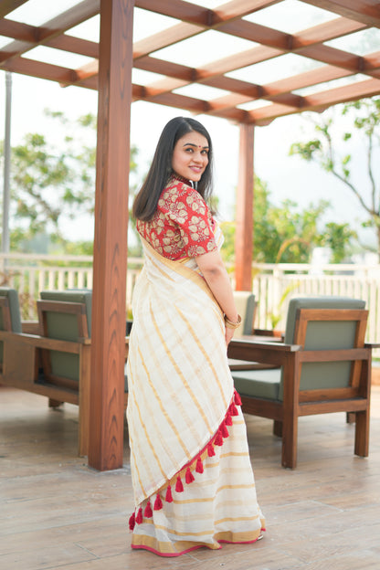 Mul Cotton Saree