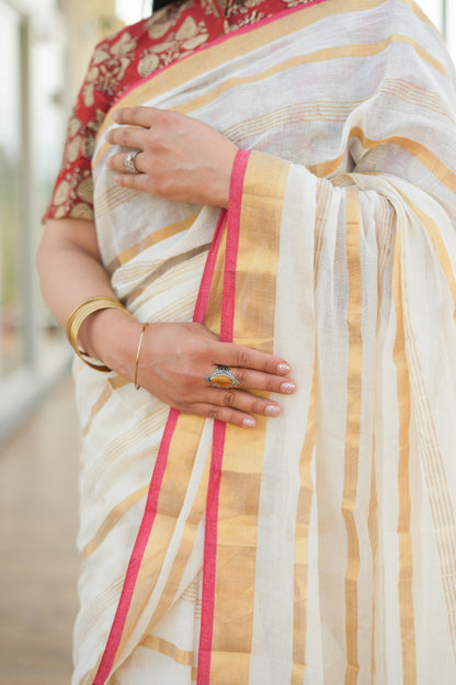 Mul Cotton Saree