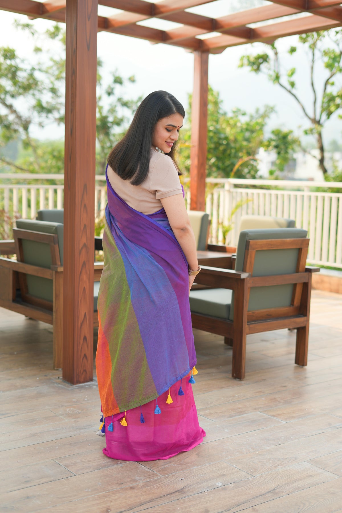 Mul Cotton Saree