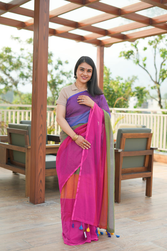 Mul Cotton Saree