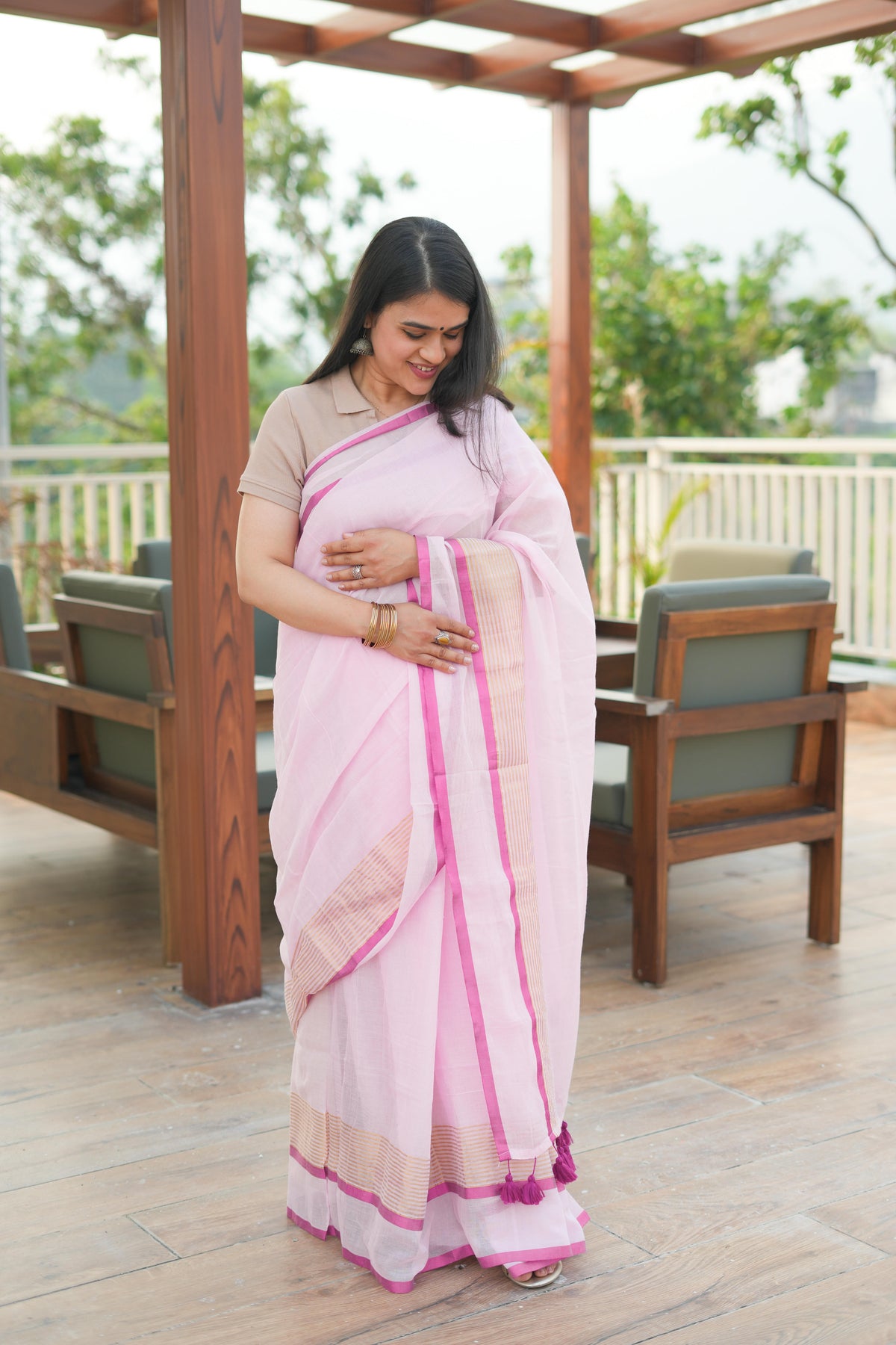 Mul Cotton Saree