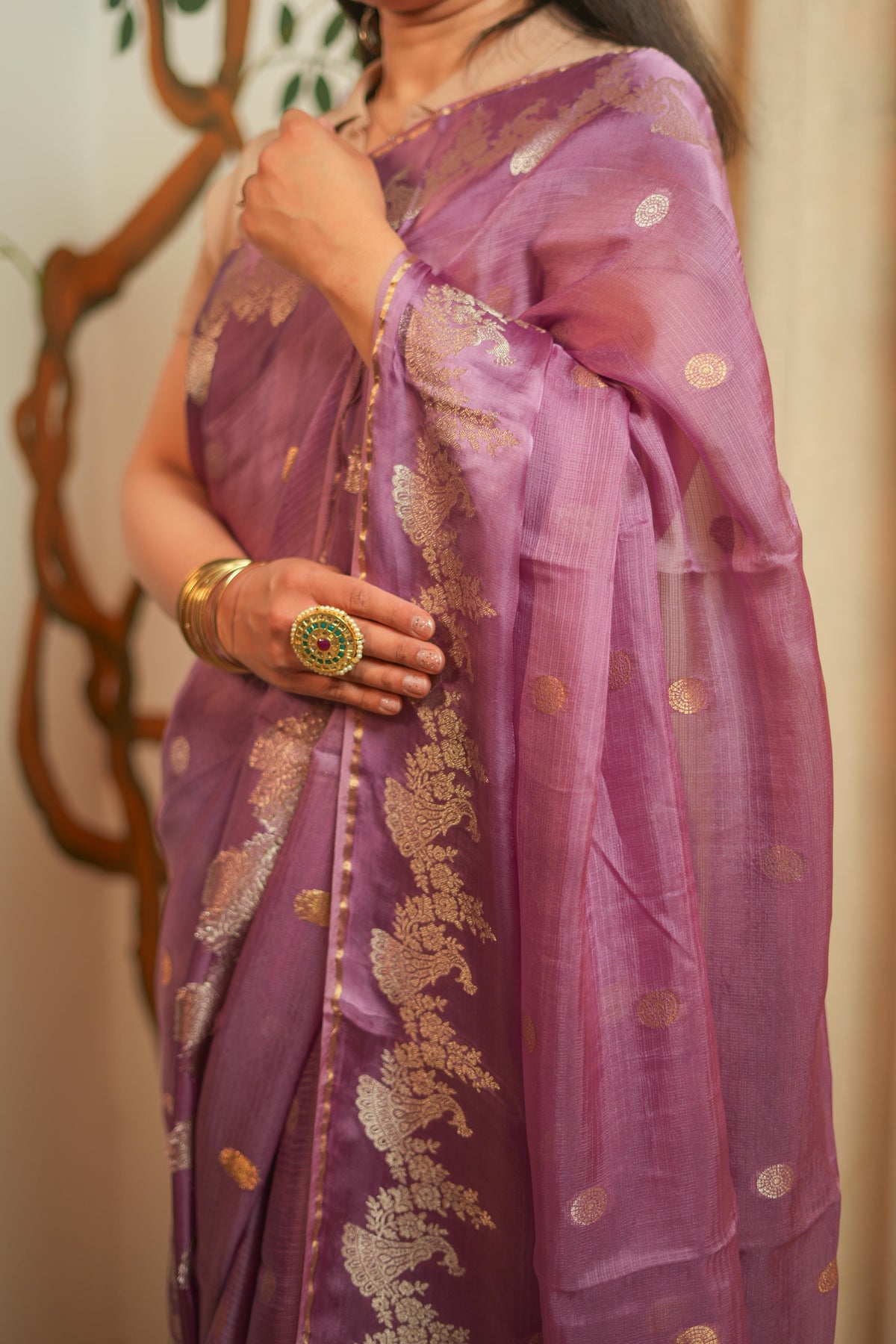 Chanderi Soft Silk Saree