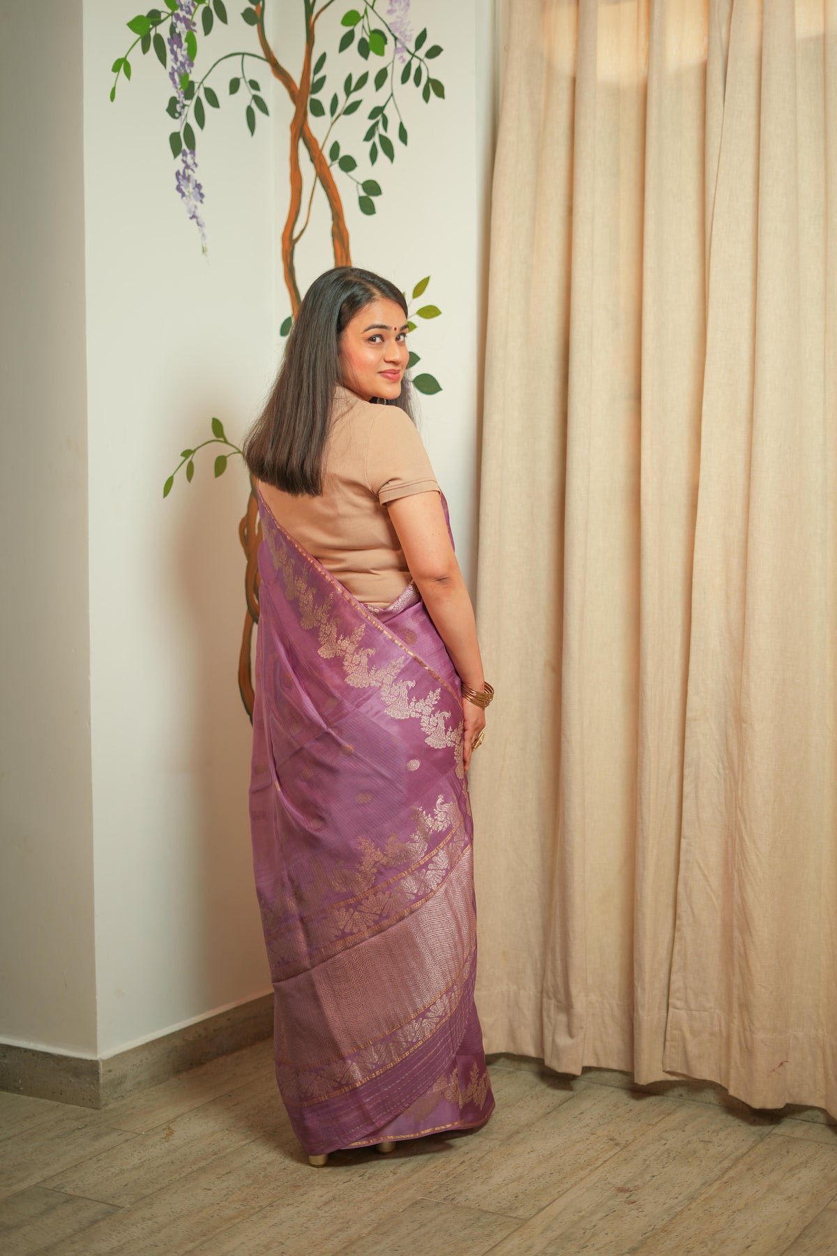 Chanderi Soft Silk Saree