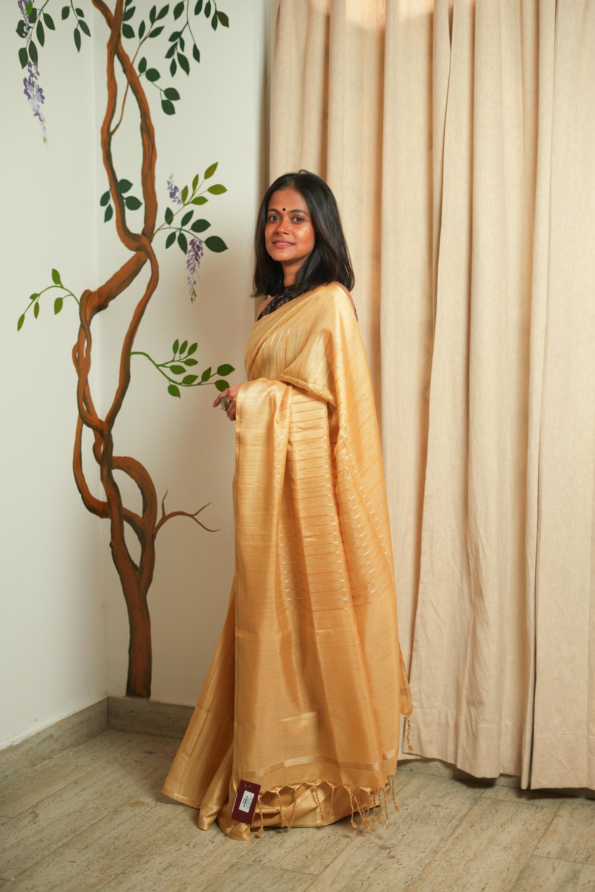 Semi Tussar Silk Saree