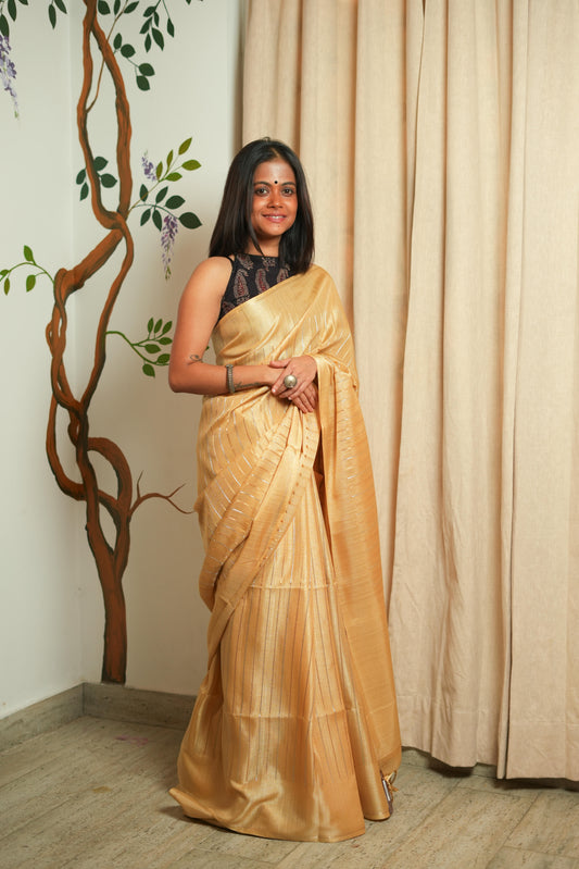 Semi Tussar Silk Saree