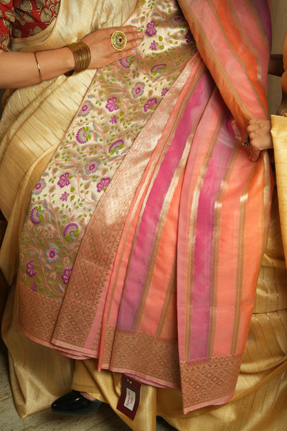 Orgnaza Silk Saree