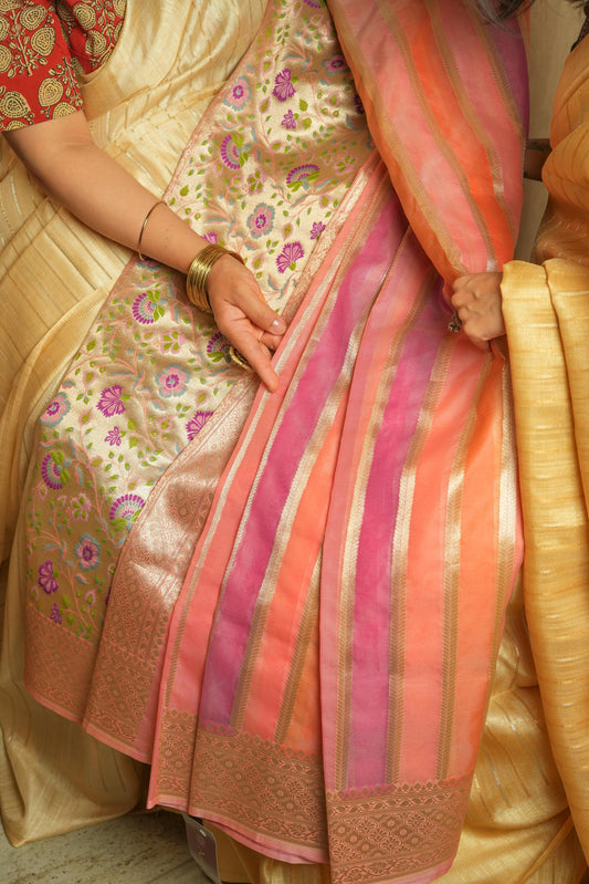 Orgnaza Silk Saree