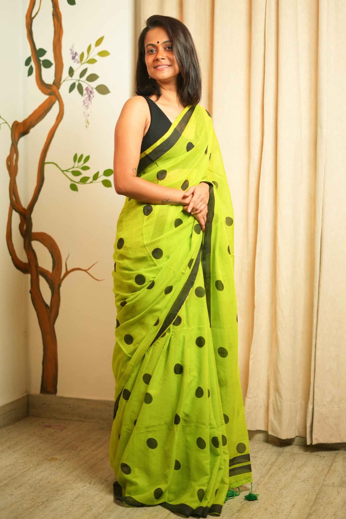 Mul Cotton Saree