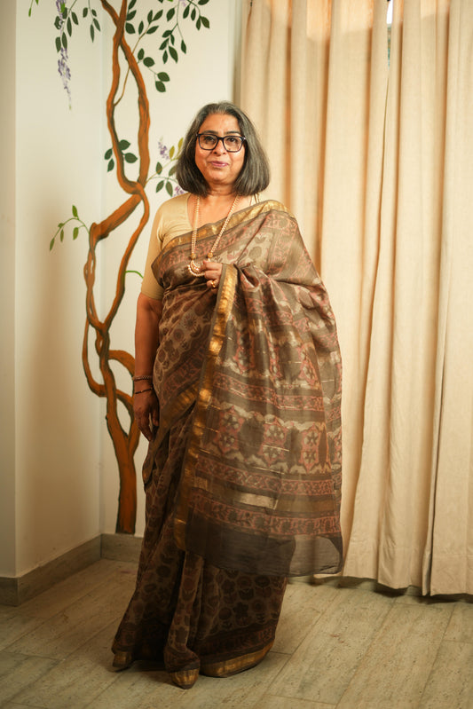 Maheshwari Silk Saree