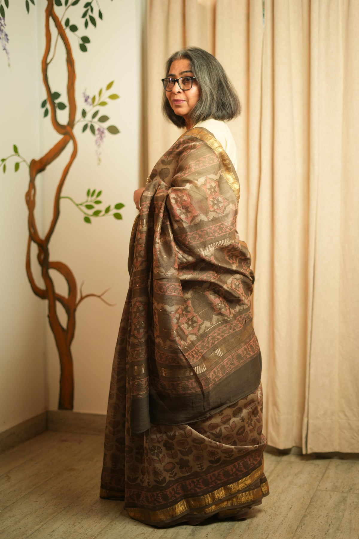 Maheshwari Silk Saree