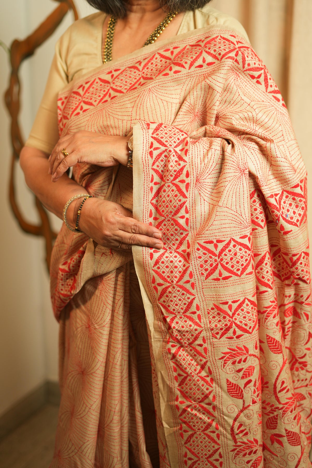 Pure Tussar Silk Saree