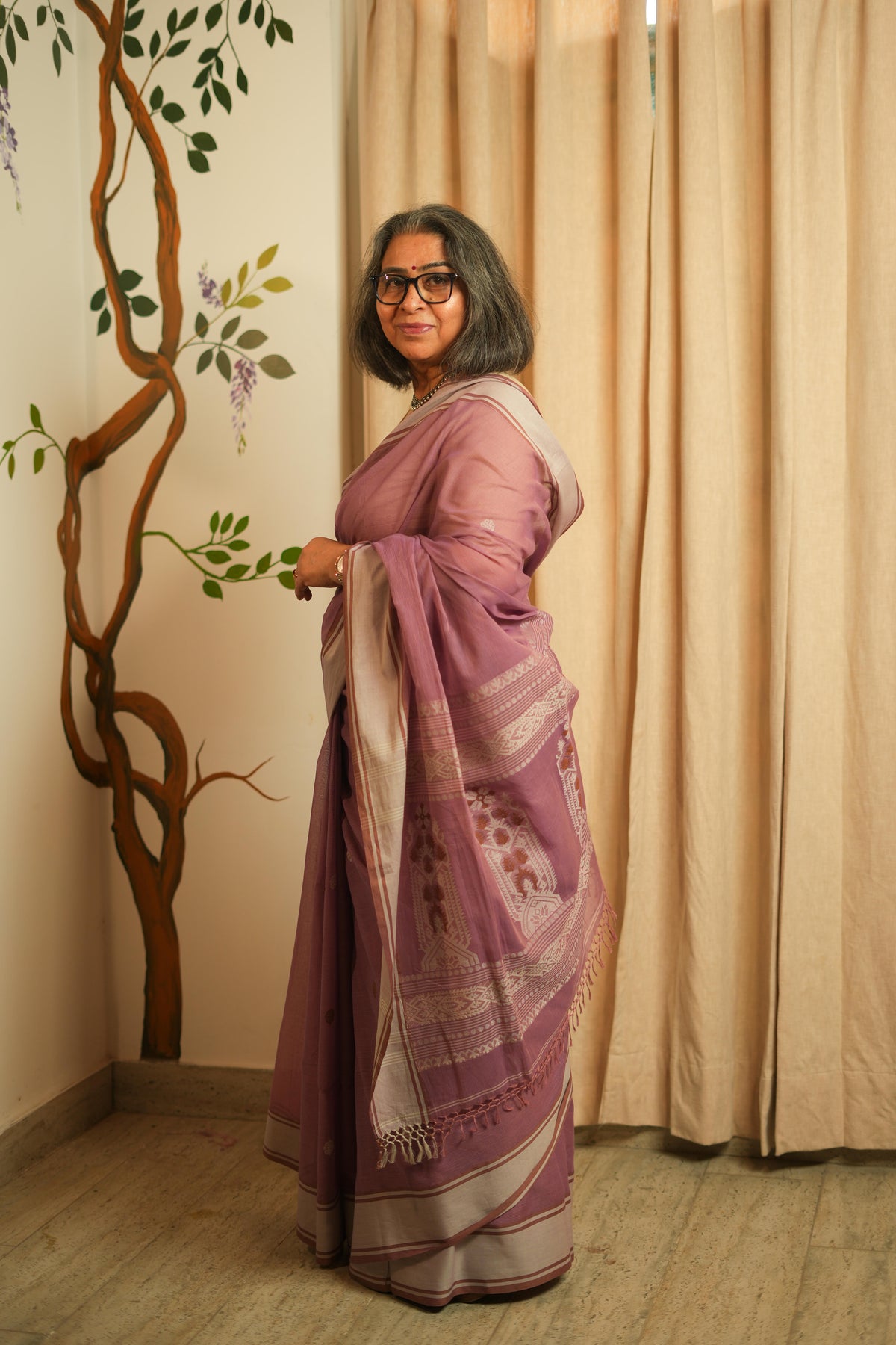 Cotton Jamdhani Saree