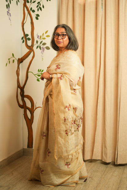Jute Linen Saree