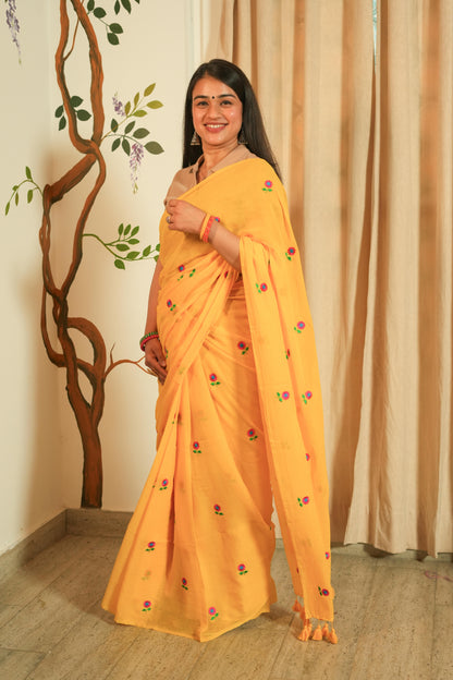 Mul cotton Saree
