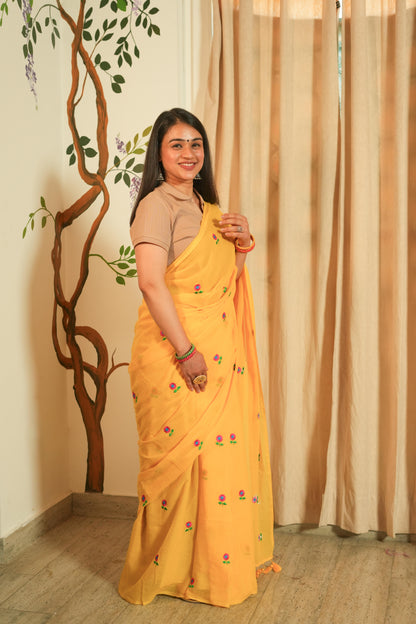 Mul cotton Saree