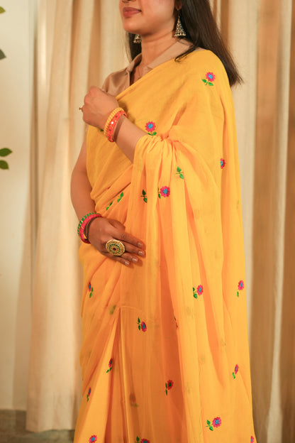 Mul cotton Saree